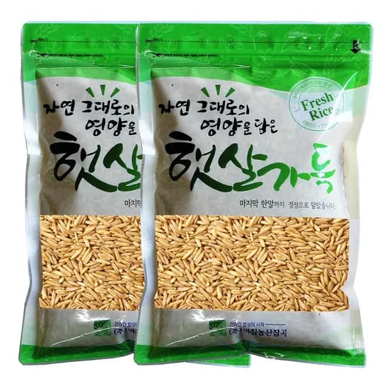 국내산 귀리쌀, 500g, 2개