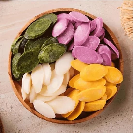 거문도해풍쑥 4색 떡국떡 1kg 1개