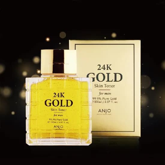 앙쥬 24K 골드 남성 토너, 150ml, 1개