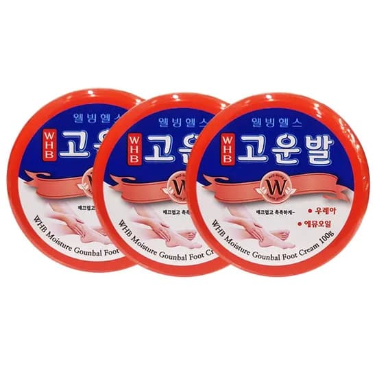 고운발 에뮤오일 굳은살 발크림 100g 3통