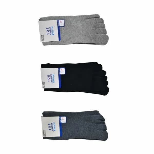 크로엠 남성 발가락 양말 혼합 26cm 5켤레