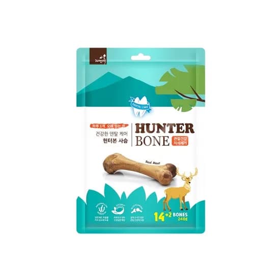 자연애 헌터본 강아지껌, 사슴고기&관절건강, 240g, 16개입, 1개