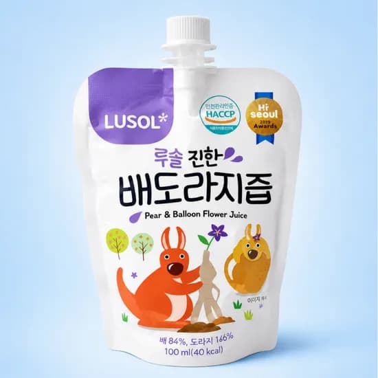 루솔 진한 배도라지즙 100ml 60포 1개