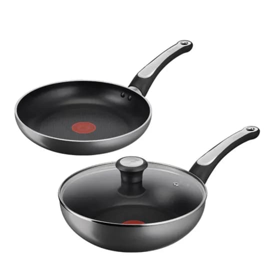 리퍼, 테팔 티타늄 1X 래디언트 3종, 프라이팬 24cm + 볶음팬 24cm + 유리뚜껑 24cm, 1세트