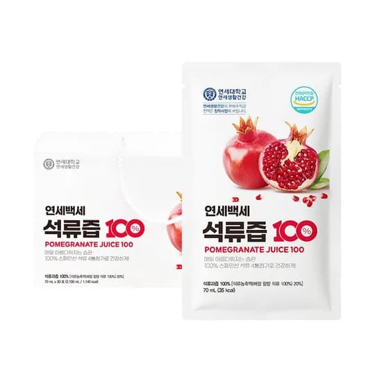 연세백세 석류즙 100 70ml 30포 1개