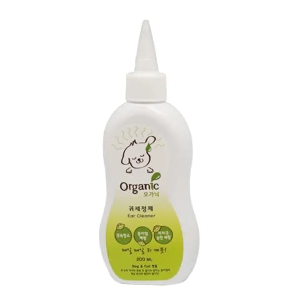 오가닉 강아지 귀 세정제 200ml 1개 11,900원