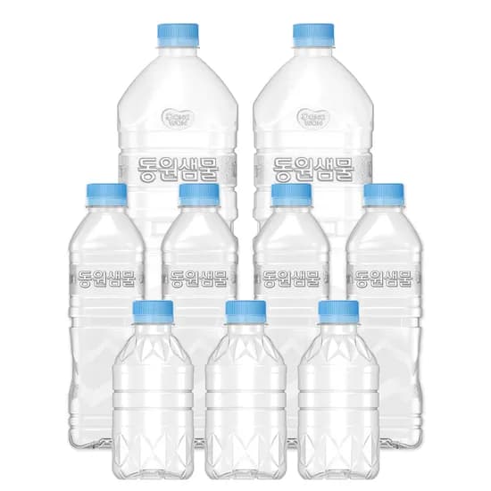 동원샘물 라벨 혼용 2L 12개 7,900원