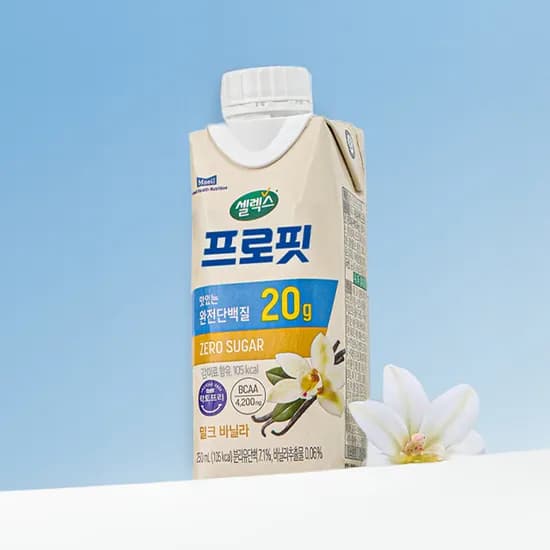셀렉스프로핏 밀크바닐라 250ml 18개
