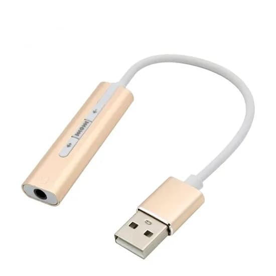 Coms USB A(M) to 3.5mm 오디오 컨버터, BT329