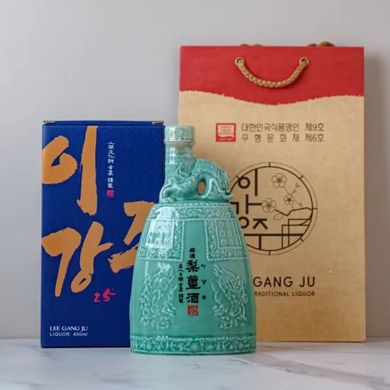 이강주 에밀레종 도자기 전통주 선물세트, 400ml, 1개