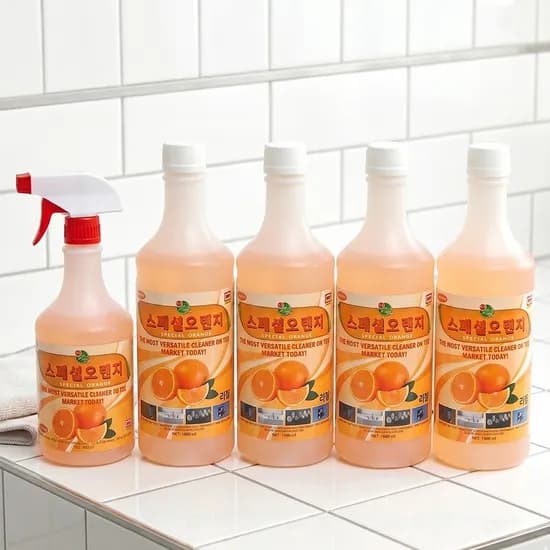 피비원 PB1 스페셜 오렌지 다목적세정제 본체 650ml 리필 4000ml 1개