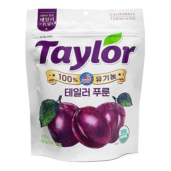 테일러 푸룬 건자두 유기농 210g