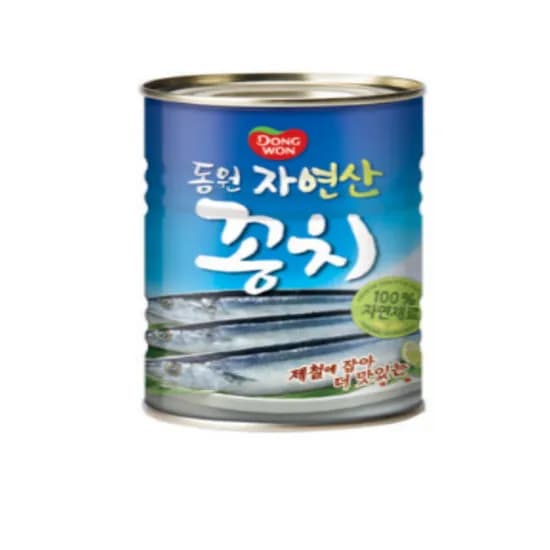 동원 꽁치 자연산 통조림 300g 5개