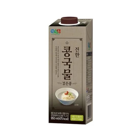 정식품 진한 콩국물 검은콩, 950ml, 6개