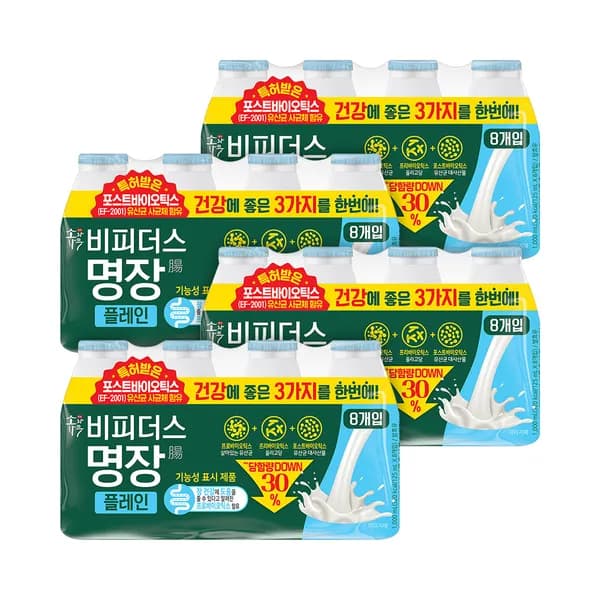 소와나무 비피더스 명장 플레인 125ml 8개