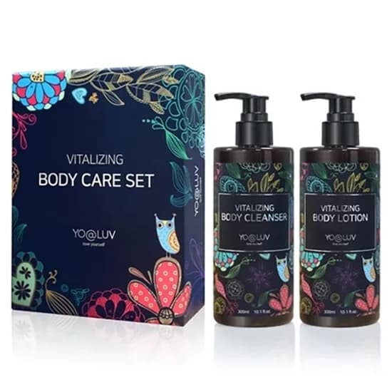 요아럽 바이탈라이징 바디 케어 세트, 바디클렌저 300ml + 바디로션 300ml, 1세트