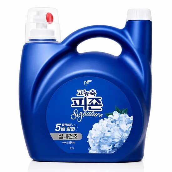 피죤 고농축피죤 시그니처 실내건조 아이스플라워 섬유유연제, 5.7L, 1개