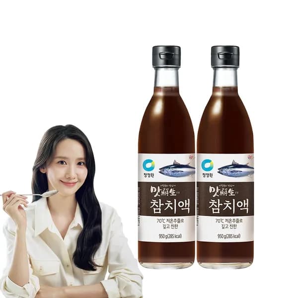 청정원 맛선생 꽃게 참치액 950g 2개