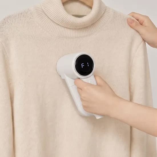 오엘라 6중날 무선 대용량 휴대용 보풀제거기, FS03, 화이트, 1개