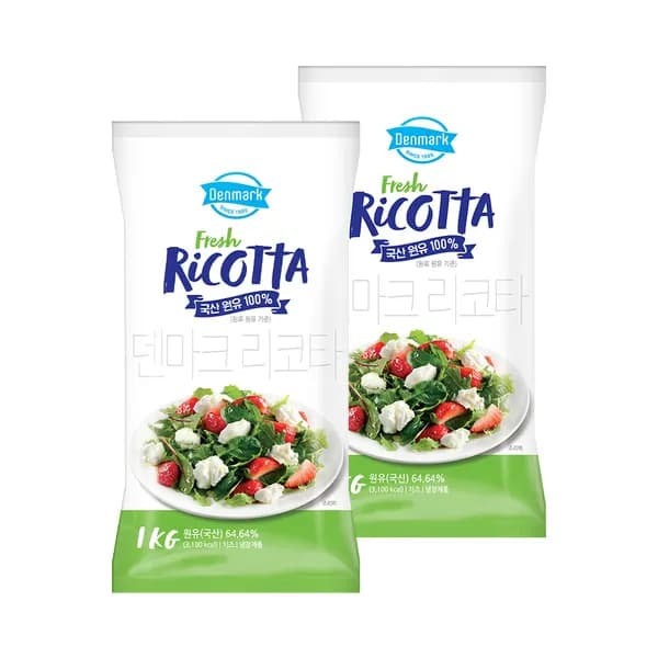 동원 덴마크 프레쉬 리코타치즈 1kg 2개 25,047원