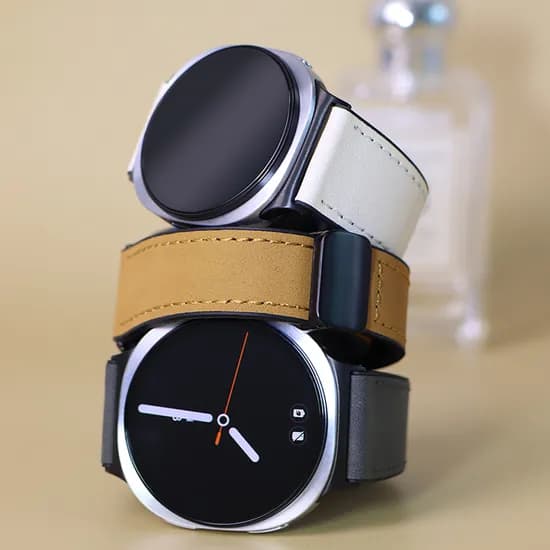 그레너 가죽 스트랩 디버클 양면, 갤럭시워치8 (40mm/44mm/클래식), 챠콜 그레이, 1개