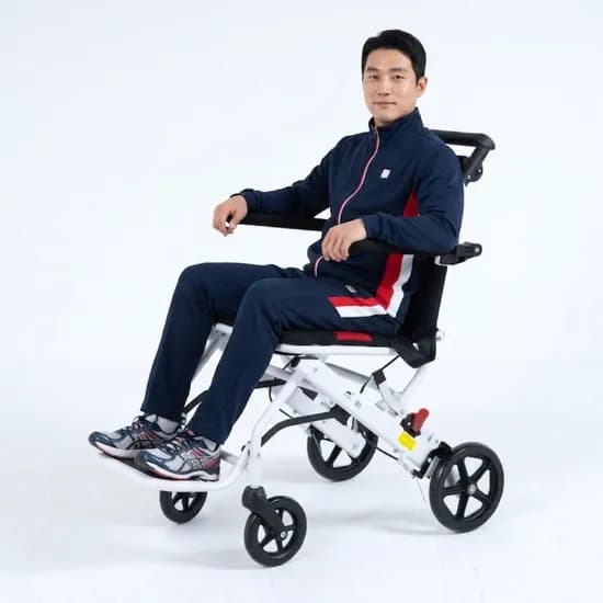 라이프헬퍼 휴대용 폴더블 휠체어 LH-L1 경량 수동 1개