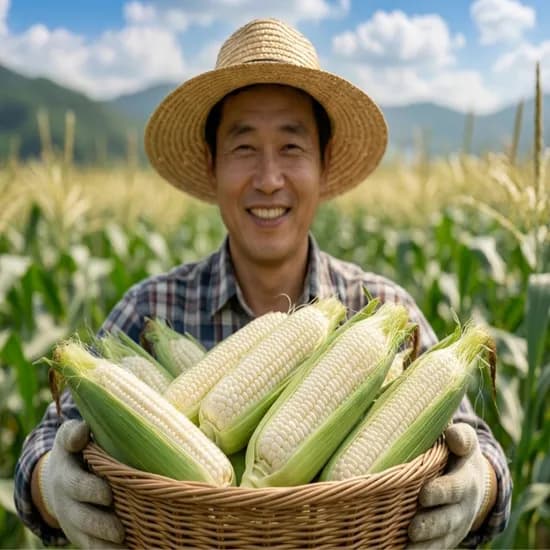 괴산 미백찰옥수수, 특품, 10개, 1박스
