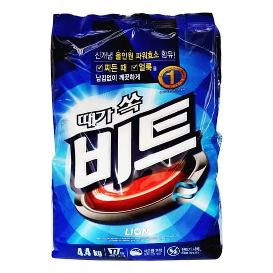 비트 분말세제 일반세탁기용 4.4kg 2개