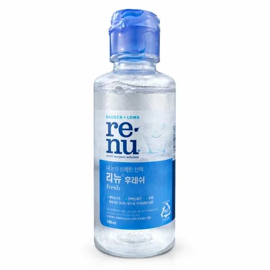 리뉴 후레쉬 렌즈 세정액 120ml 1개