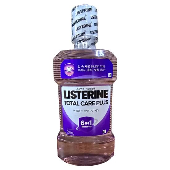 리스테린 토탈케어 플러스 구강청결제 750ml 2개