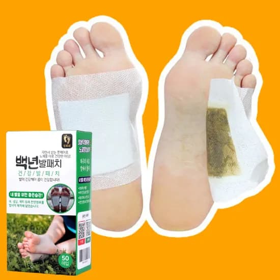 백년 발바닥 패치 100매