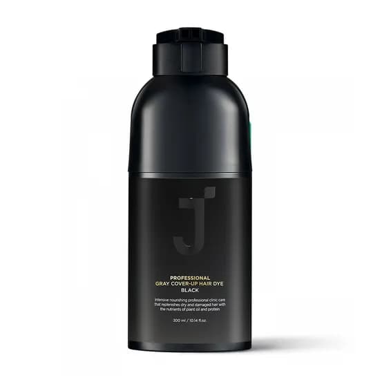 제이숲 프로페셔널 커버업 새치염색 블랙 300ml 3개