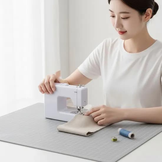 가정용 핸드 미싱기, 휴대용, 화이트, 1개