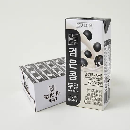 건국유업 검은콩 두유 190ml 24개
