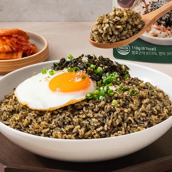 오늘부터 1분 비빔곤약밥 김간장맛 110g 6개