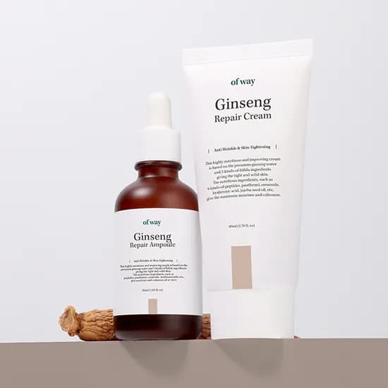 홍삼 리페어 앰플 50ml + 홍삼 리페어 크림 80ml, 1세트