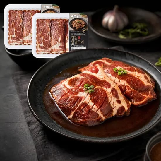 자연별곡 칼집양념구이, 냉장, 600g, 2개