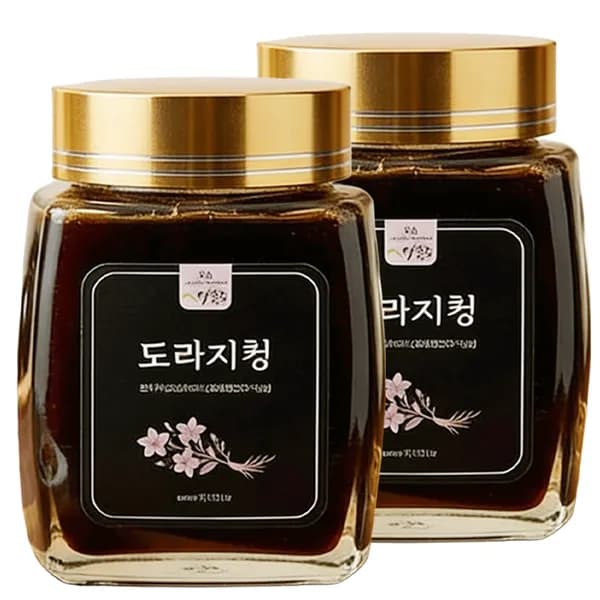 약재천궁 국내산 도라지청 500g 2개