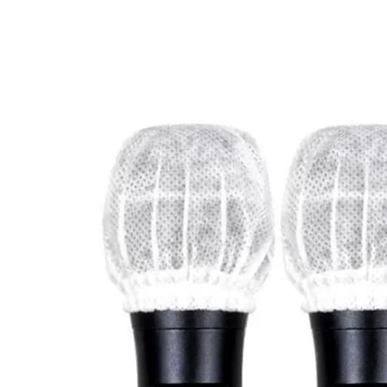 코인노래방 코노 위생 일회용 마이크 덮개 커버, 화이트, 100매, 1개