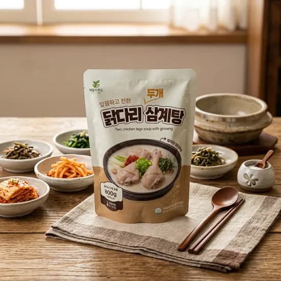 닭다리 두개 삼계탕, 800g, 6개