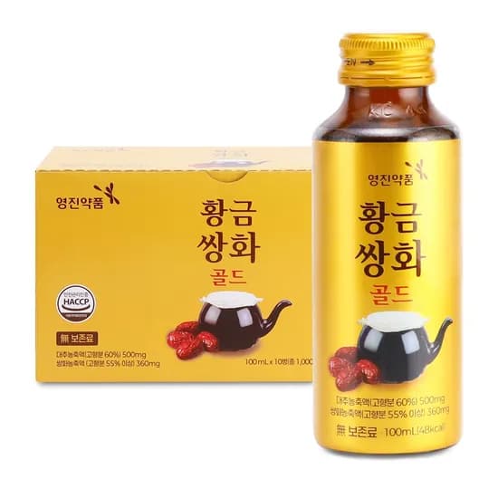 영진약품 황금쌍화골드, 100ml, 10개