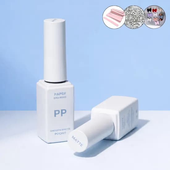 포칫 논와이프 페이퍼 매트탑젤, 투명, 젤, 10ml, 파츠30개, 1개