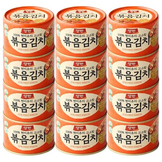 동원 양반 볶음김치 160g 12개