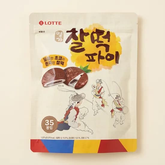 롯데제과 찰떡파이 35g 35개