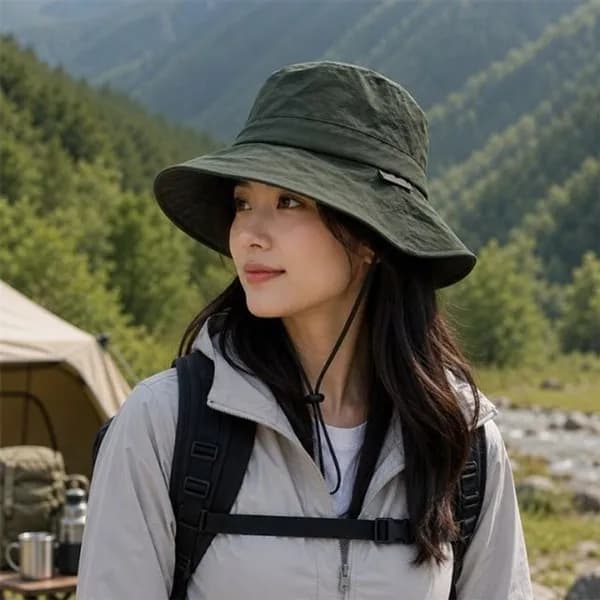 여성 와이드챙 UV차단 등산 버킷햇 네이비 1개 9,400원