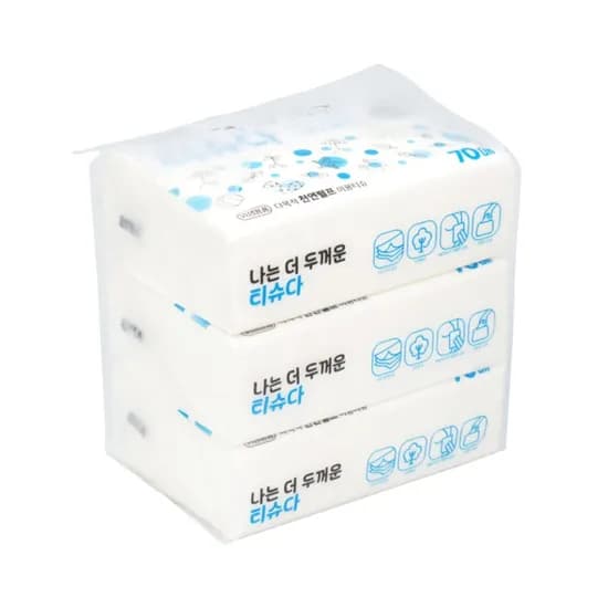휴대용 티슈 70매 3P 1개 4,900원