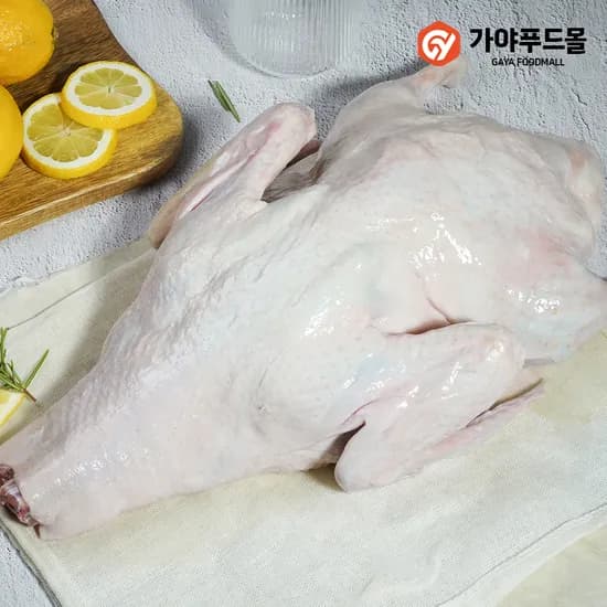 가야푸드몰 백숙용 통오리, 25호, 손질 후 2.2-2.3kg, 1개