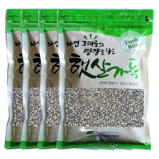 검정보리쌀 흑보리, 2026년산, 500g, 4봉, 1개