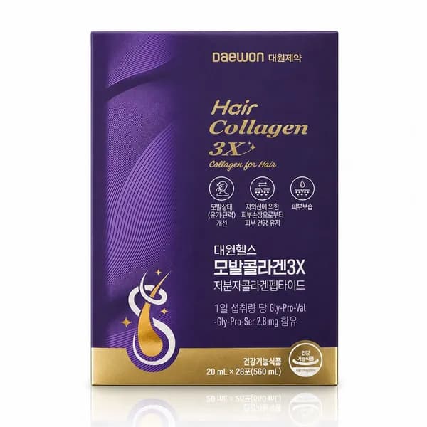 대원제약 모발콜라겐 3X 20ml 28포 1개