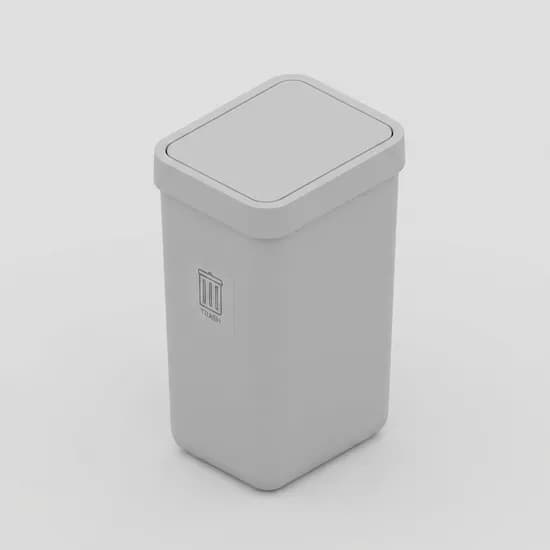 가쯔 원터치 사각 휴지통 올그레이 10L 2개